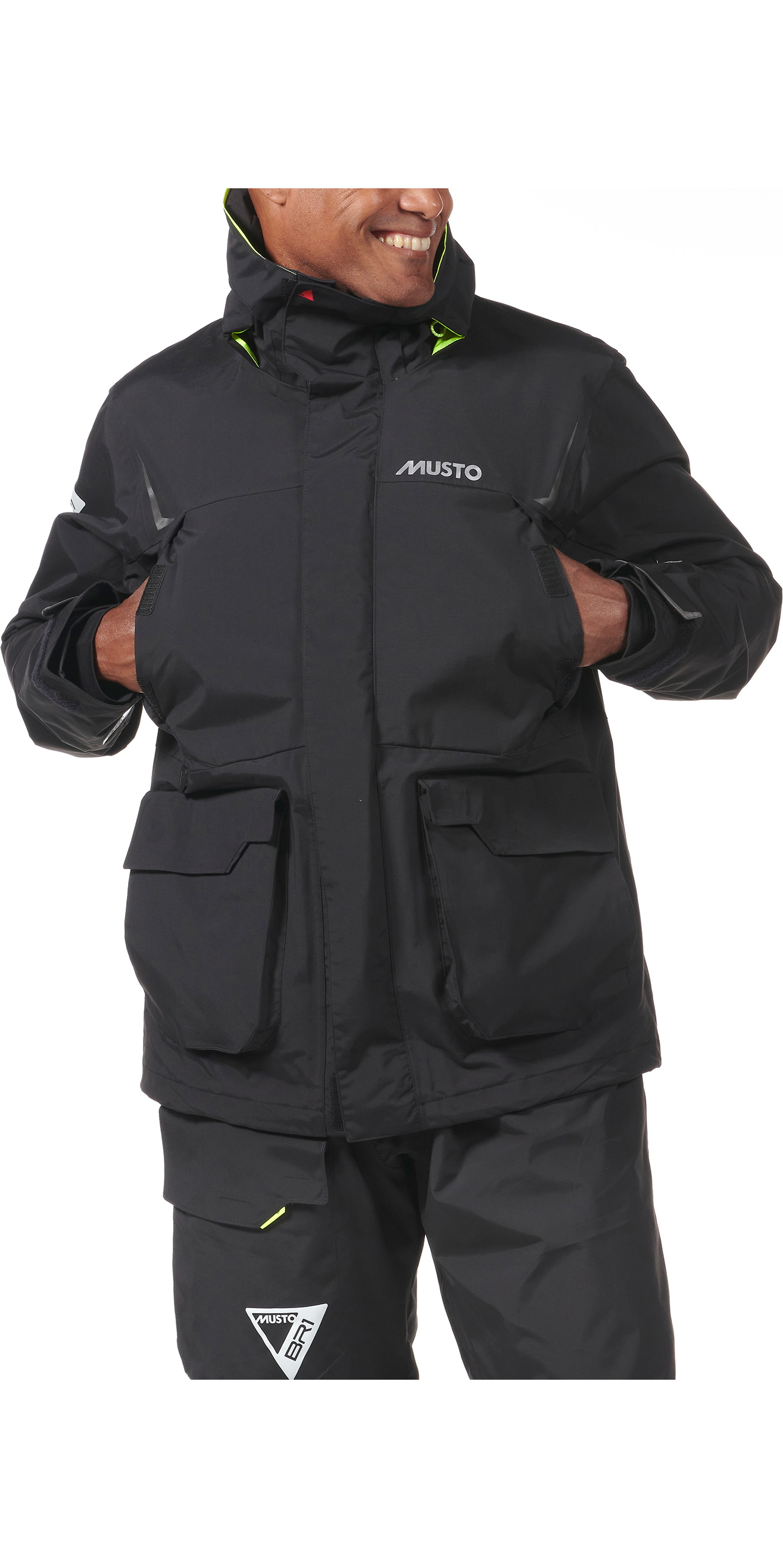 2026 Musto Mens BR1 Channel Sailing Jacket 82399 - Black - Sailing